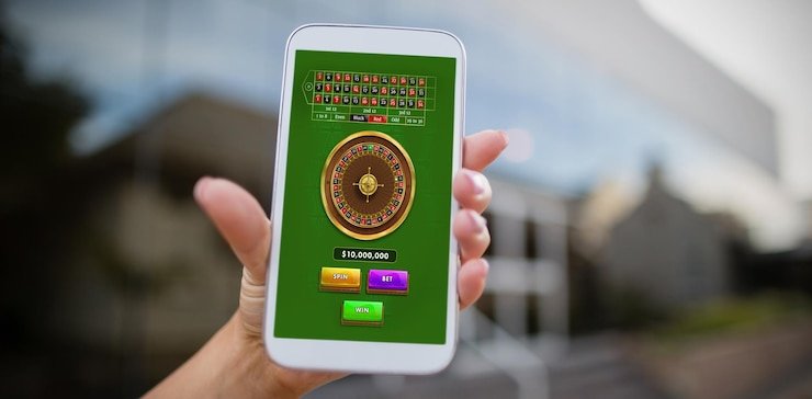mana77 Domino QQ gameplay interface showing player hands and betting controls on mobile